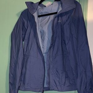 Columbia Blue Women's Leather Jacket